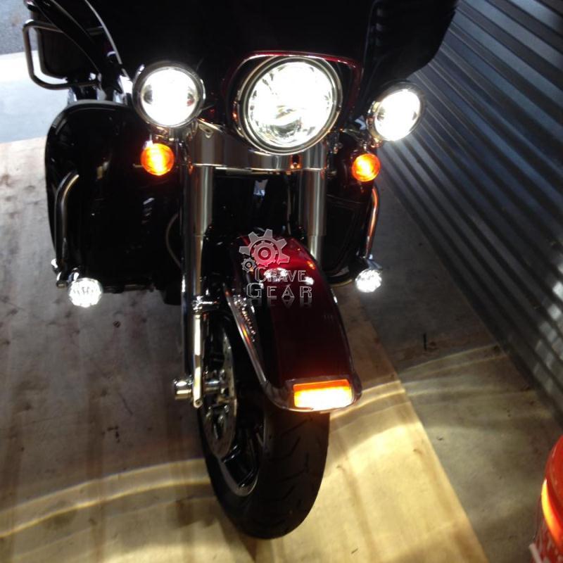 4.5" LED Daymaker Auxiliary Passing Lights For Harley Street Glide FLHX
