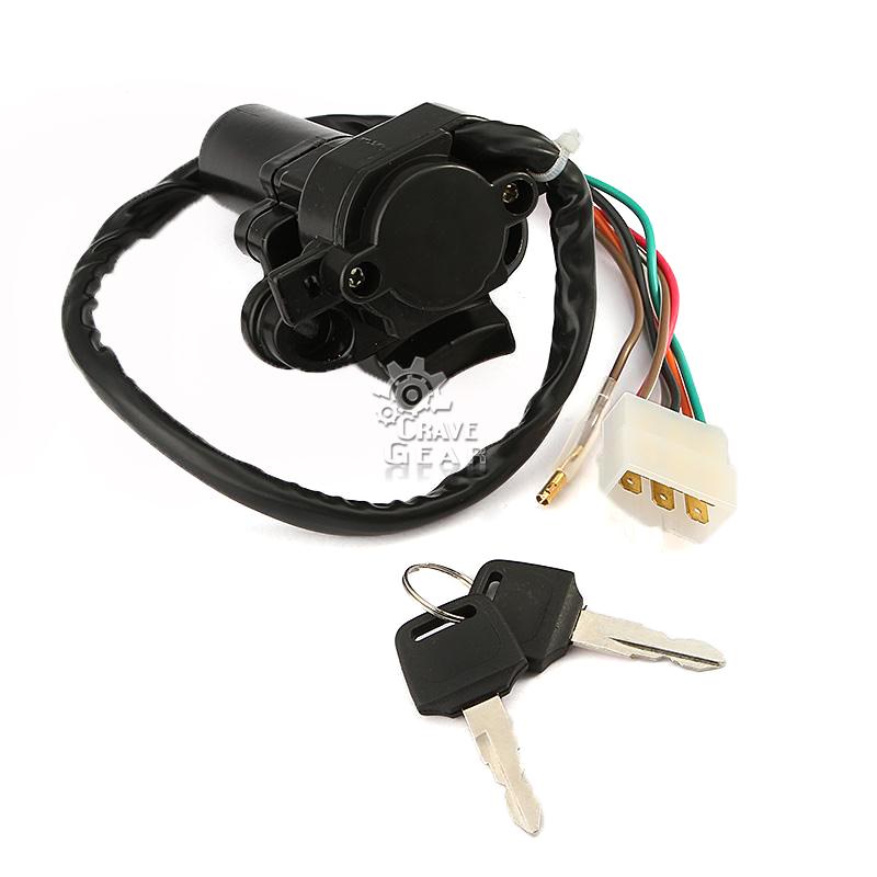 Ignition Switch Lock Key Set Fit Kawasaki Ninja ZZR600 ZX6R 2000 2001