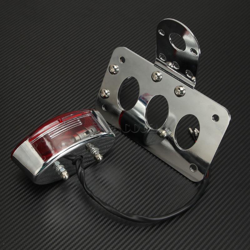 Tail Light License Plate Bracket Fit For Harley Dyna Glide Fat Bob