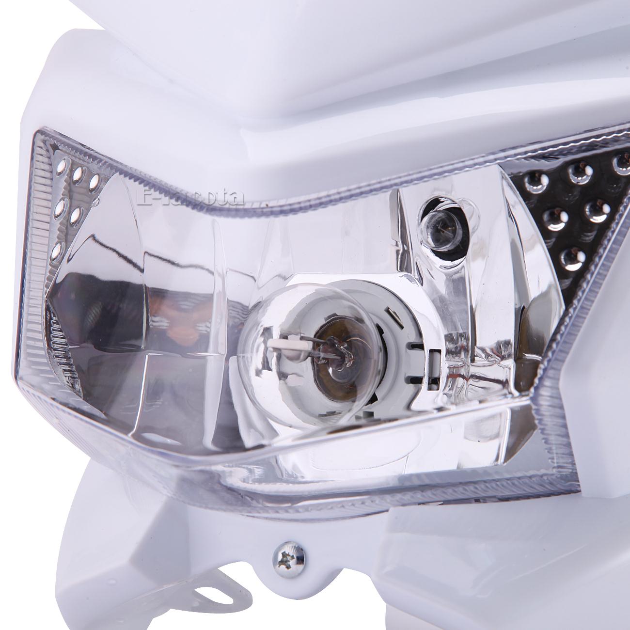 White Motorcycle Headlight Fairing Kit For Honda CRF 230F 230L 230M 450X 205X eBay