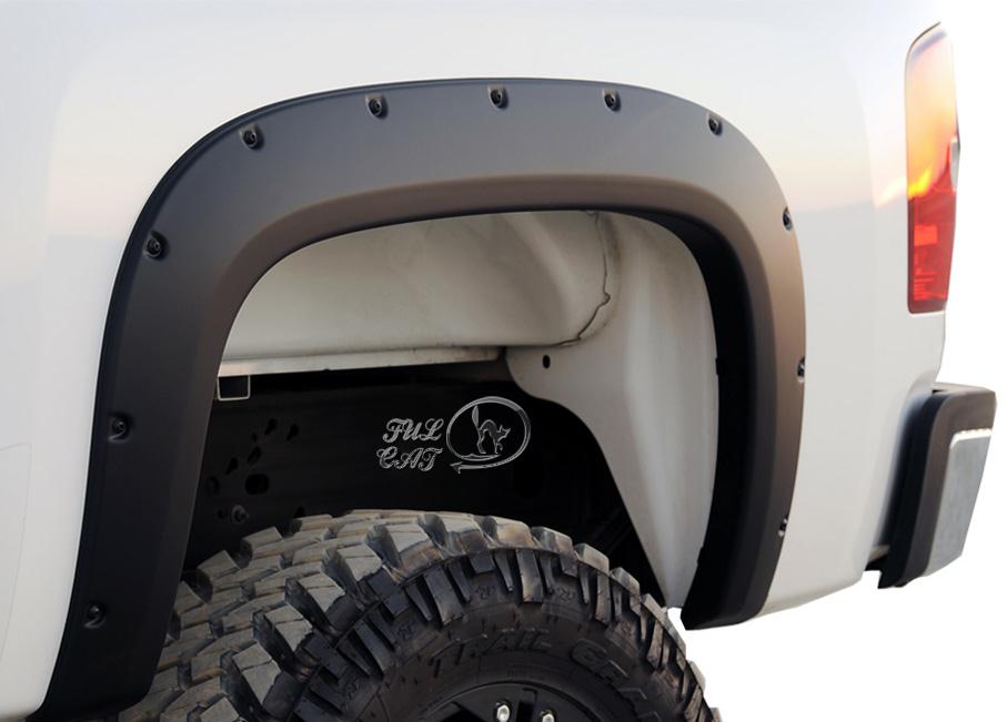 4x Fender Flares fit for GMC Sierra 1500/2500HD/3500 19992006 Offroad