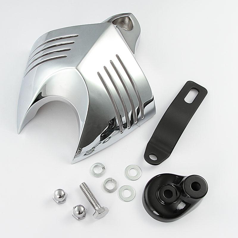 Chrome Vshield Horn Cover For Harley Davidson Heritage Softail 2006 eBay