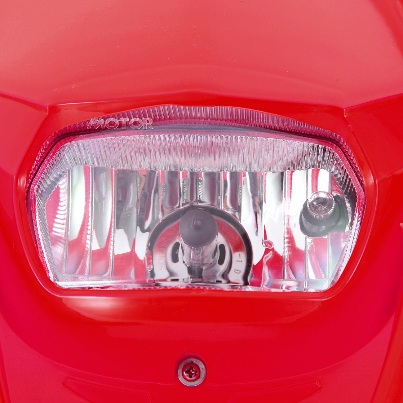 Motors LED Headlight Fairing Fit for Honda CR125R CR500R 