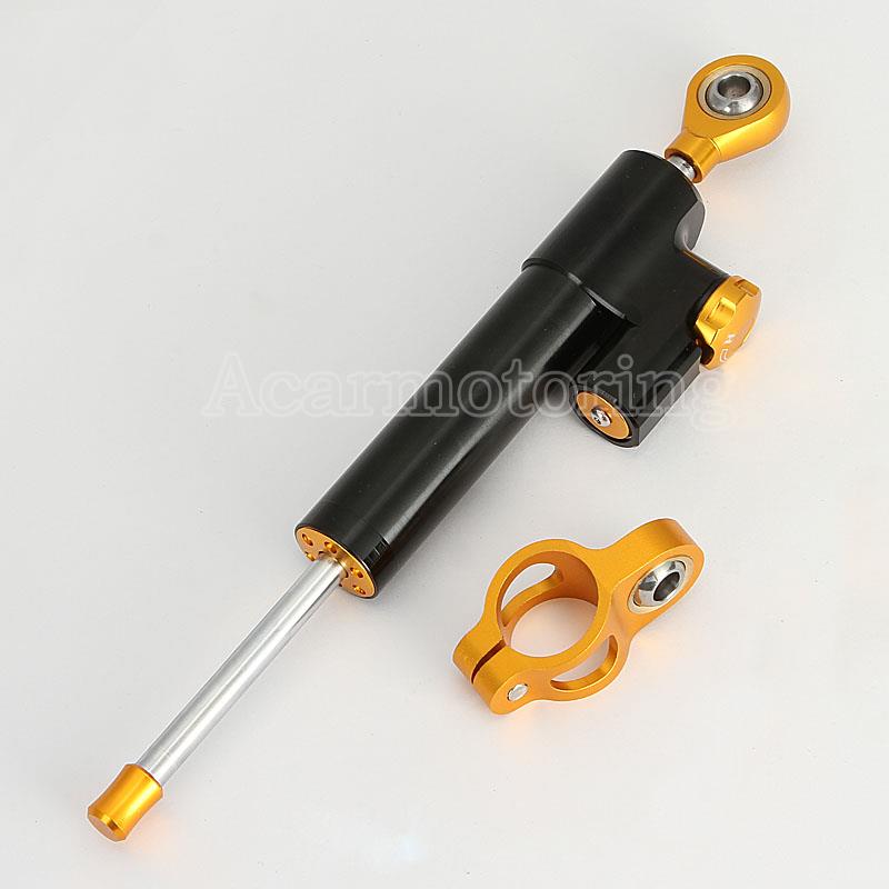 Adjustable Steering Damper Stabilizer For Harley Dyna Glide Softail Fat Boy eBay
