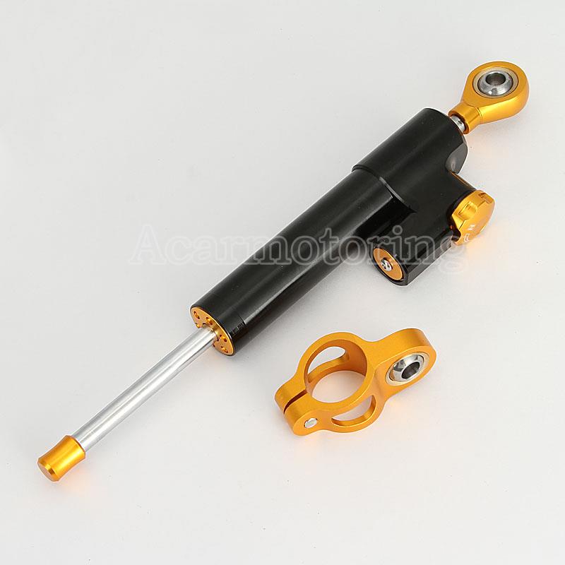 Adjustable Steering Damper Stabilizer For Harley Dyna Glide Softail Fat