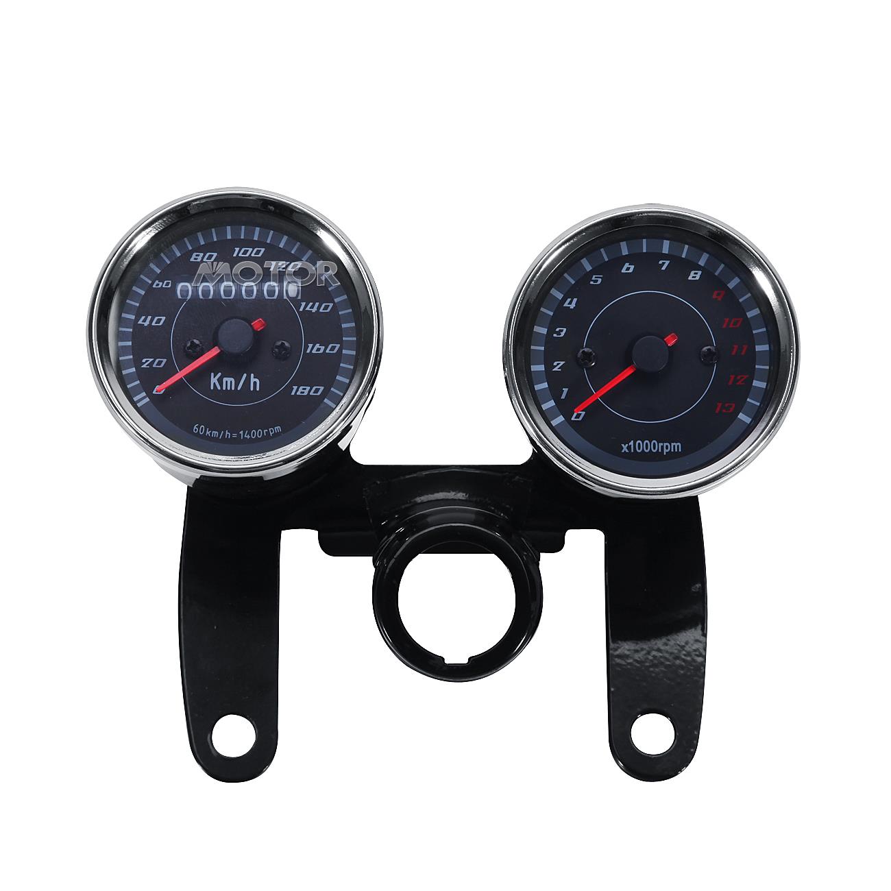 Motorcycle Tachometer + Speedometer Bracket Fit Harley Softail Standard