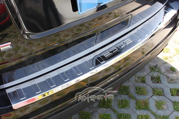 Rear Bumper Protector Sill Plate Cover Trim Fit For 112013 Ford Edge 2