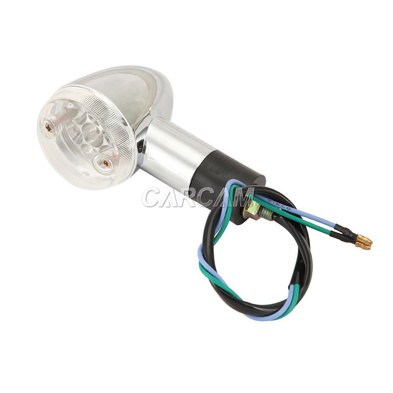 Chrome LED Bullet Turn Signals For Yamaha Stratoliner Midnight Deluxe