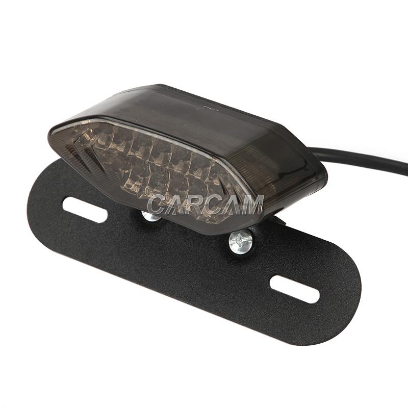 LED License Plate Tail Light For Harley Dyna Super Wide Glide FXDWG/Low