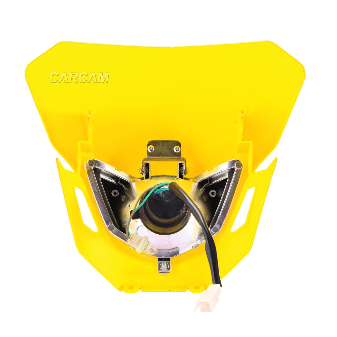 Yellow Headlight Fairing For Suzuki DRZ 400 400SM 400E RM 80 125 250