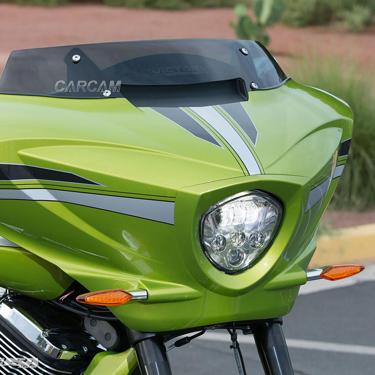 Chrome Motorcycle CREE LED Headlight Bulb for Victory Cross Country