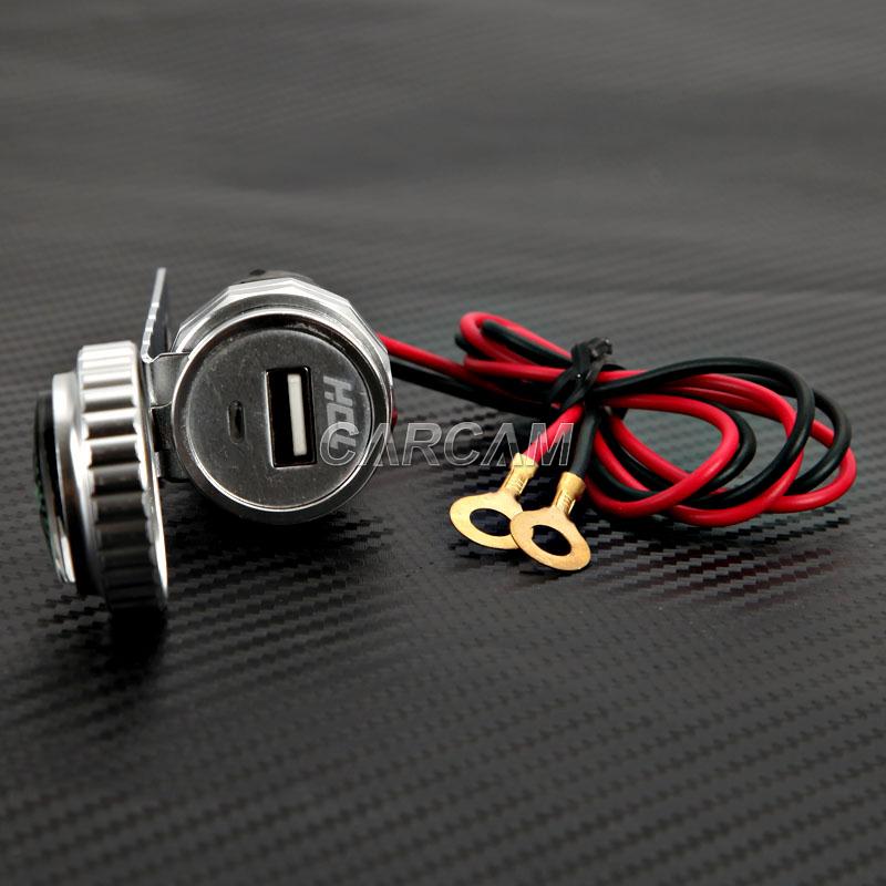 Phone USB Charger Power Socket for Harley Davidson Road King Custom