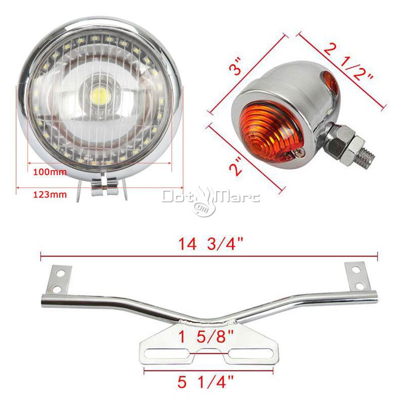 Driving Spot Fog Light Bar Turn Signal For Suzuki Boulevard M109R S40