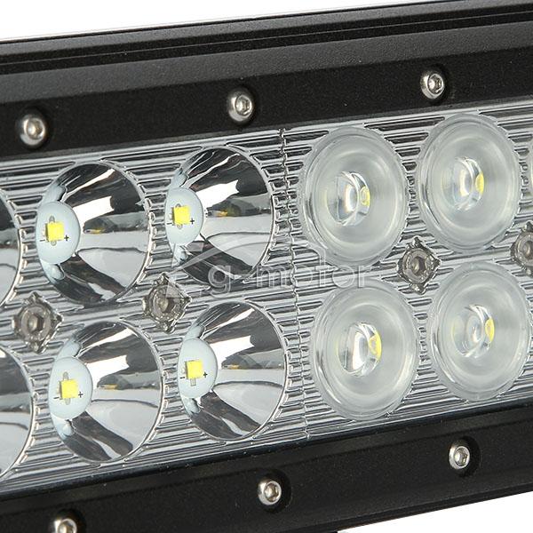 20 126W USA CREE 42 LED Work Light Bar SUV ATV 4WD 4x4 Spot / Flood