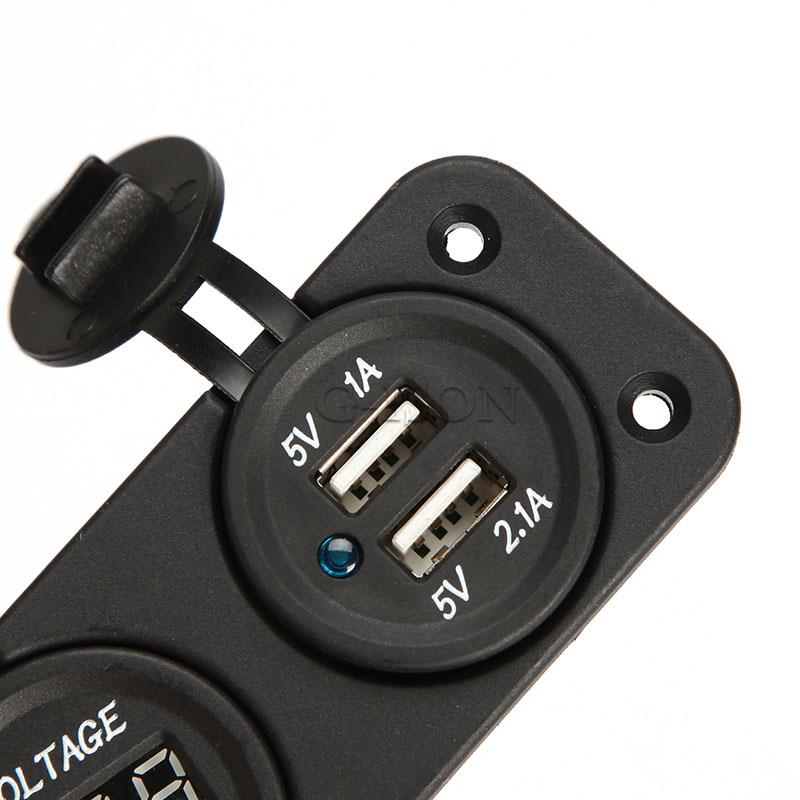 Phone USB Charger Socket For Harley Davidson XL Sportster 1200 Custom