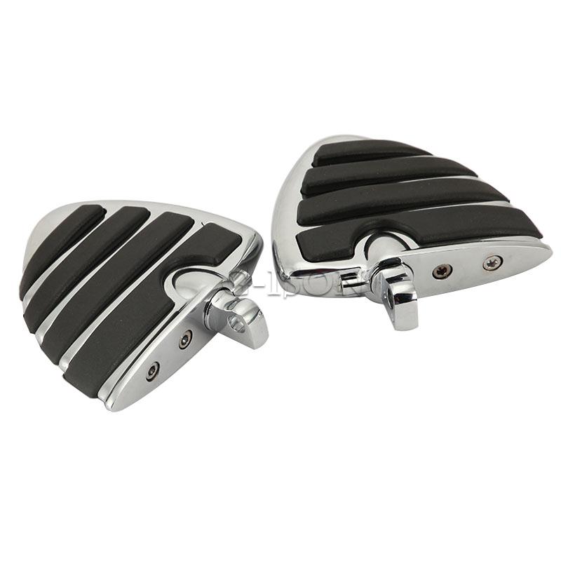 Chrome Rear Footpegs Pegs Foot Rest For Harley Davidson XL Sportster 1200 Custom eBay