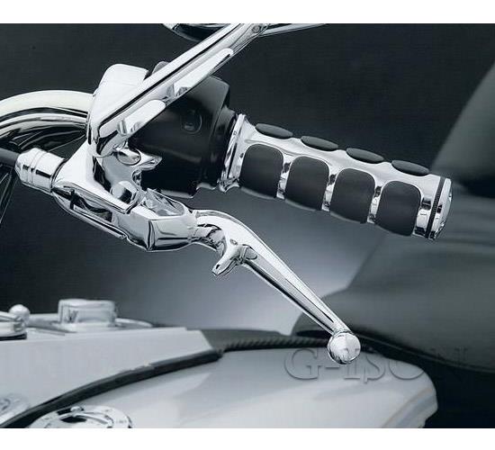 Chrome 1" Handlebar Hand Grips For Harley Electra Glide Ultra Classic