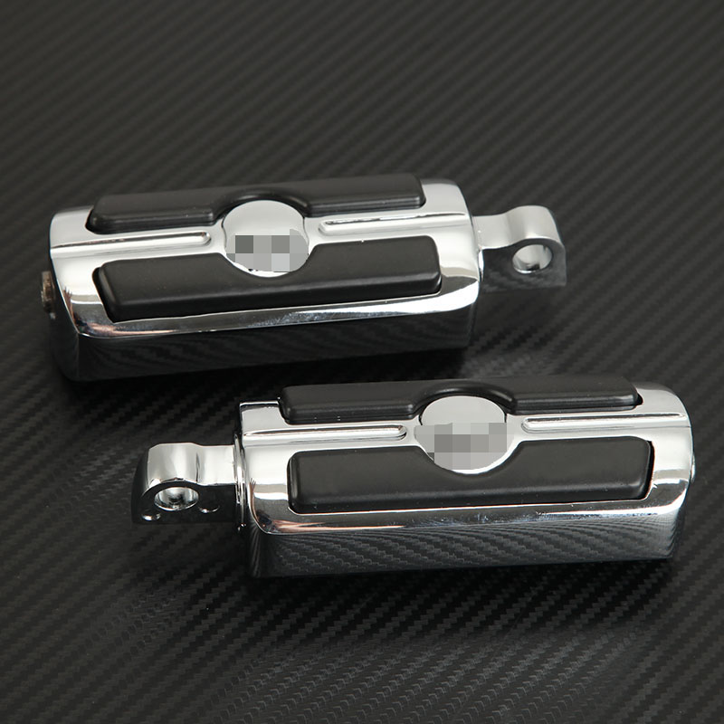Chrome Foot Pegs Kit For Harley Davidson XL Sportster V Rod Hugger 883