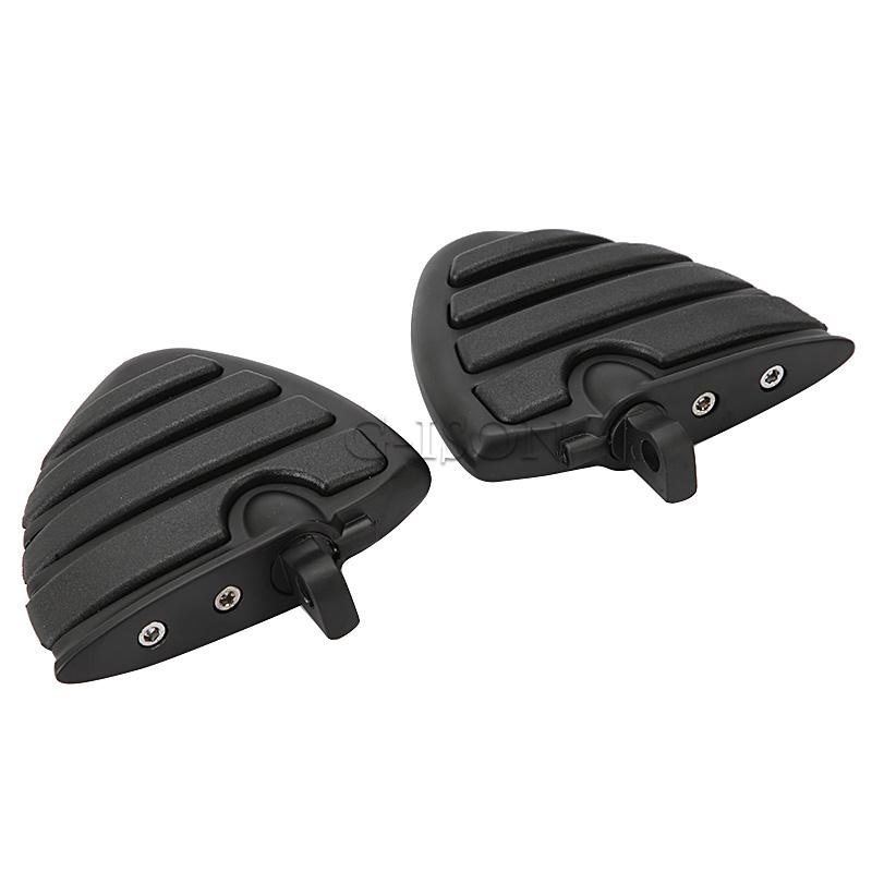 Black Foot pegs Foot rest For Harley Davidson Softail Sportster Dyna Touring New eBay