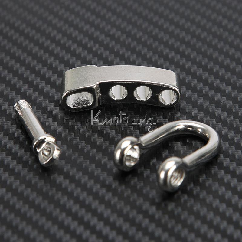 10 Stainless Steel Shackle For Paracord Bracelets Buckle Bow Shackles