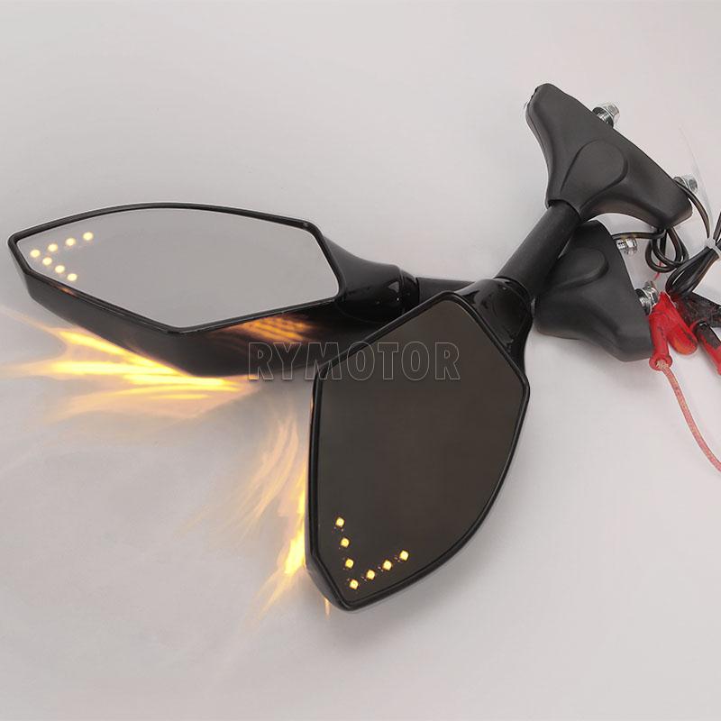 Led Motorcycle Wing Mirrors For Suzuki GSXR 600/750 1000 SV650S