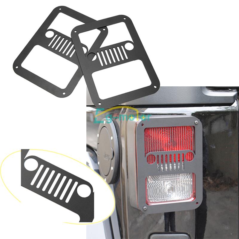 Tail Lamp Covers Light Covers Jeep Tweaks for Jeep JK Wrangler 2007