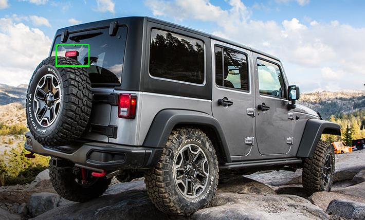 Aftermarket third brake light for jeep wrangler #2