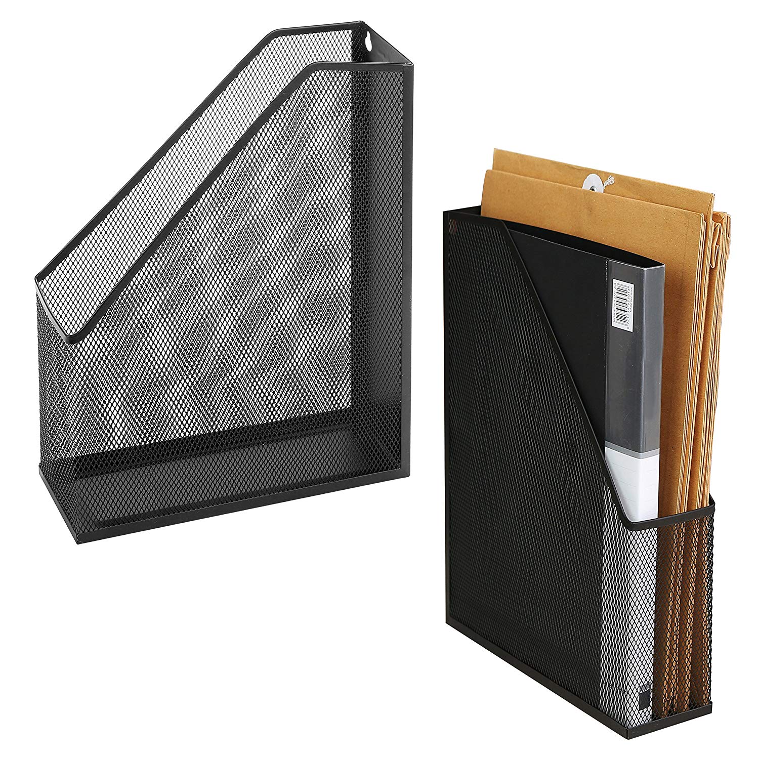 Magazine File Holder Rack Book Organiser Document A4 Desk Stand