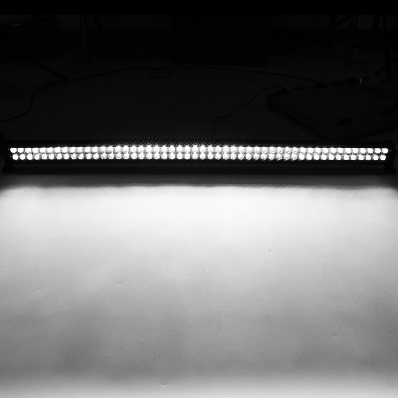 2x20/'/' 126W CREE Led Light Bar Flood Spot Work Driving Offroad 4WD Truck Atv UtE