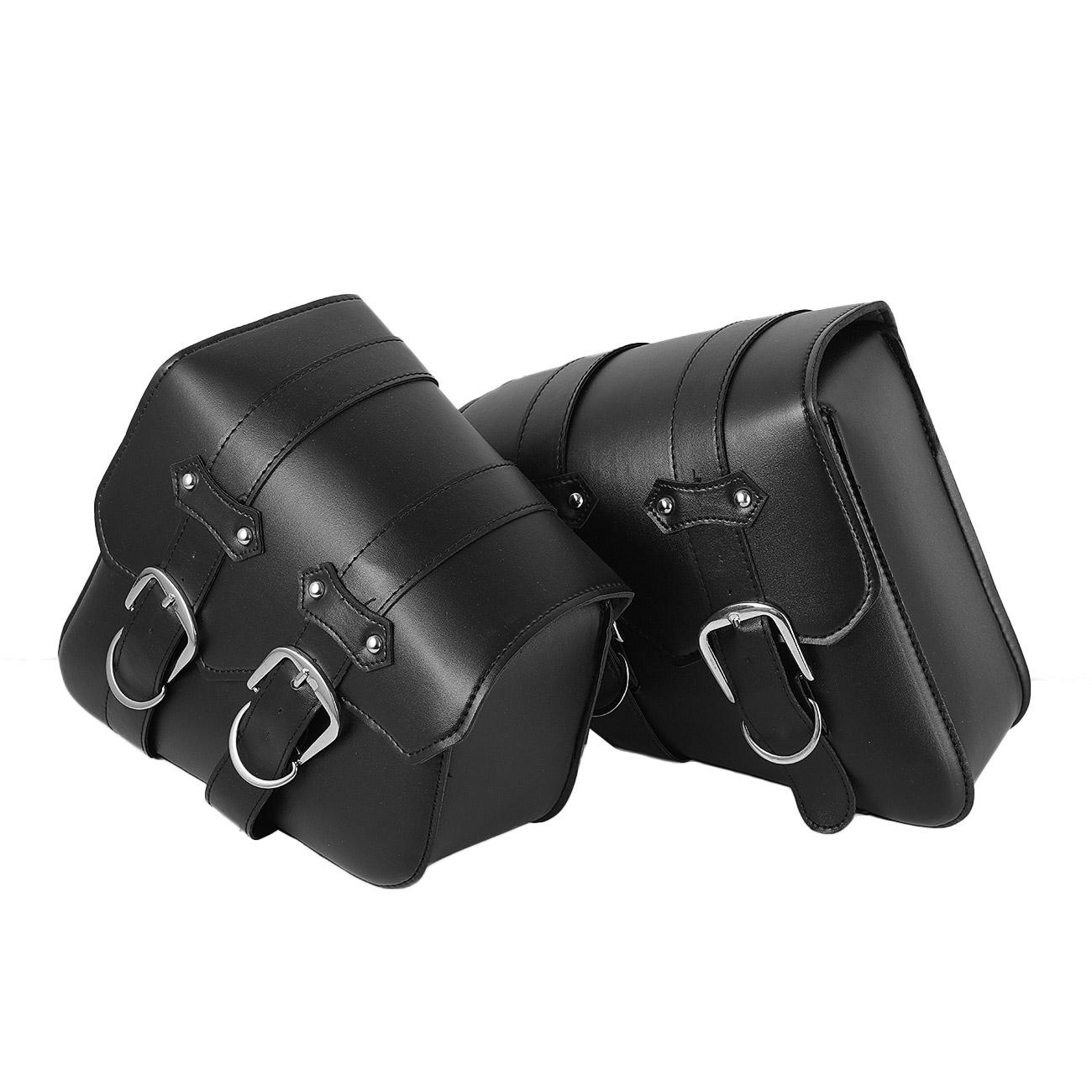 Motorcycle Black Side Saddle Bags For Harley Davidson Sportster XL883 1200 Motorcycle Black Side Saddle Bags For Harley Davidson Sportster XL883 1200