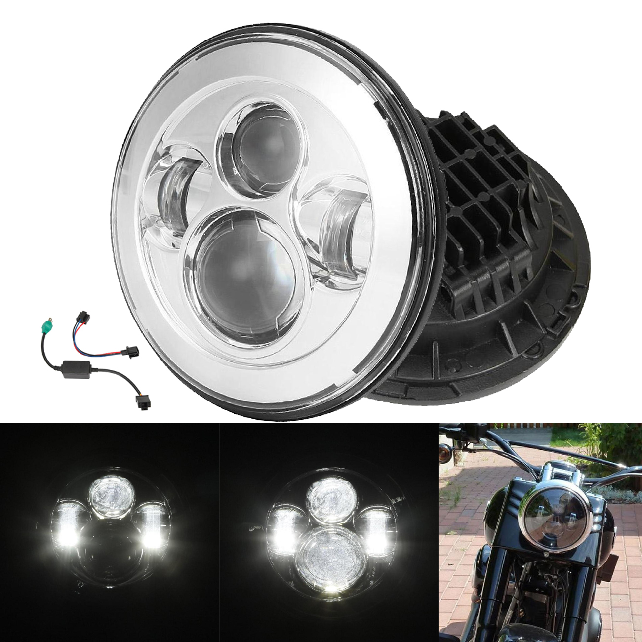 yamaha v star 650 headlight