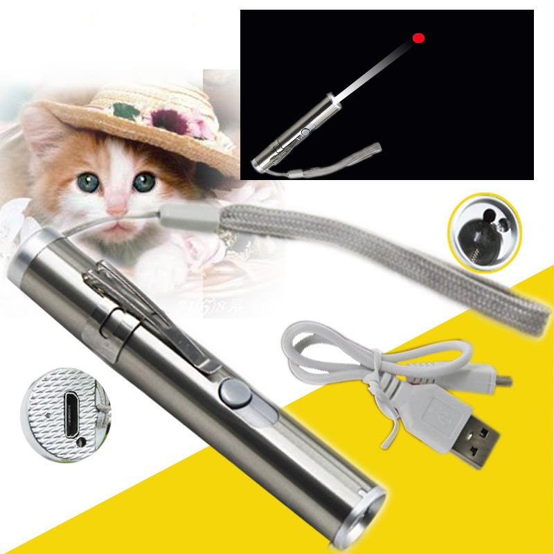 PetLovers Premium Rechargeable Red Laser Pointer & Lazer/Flashlight Cat Toy 
