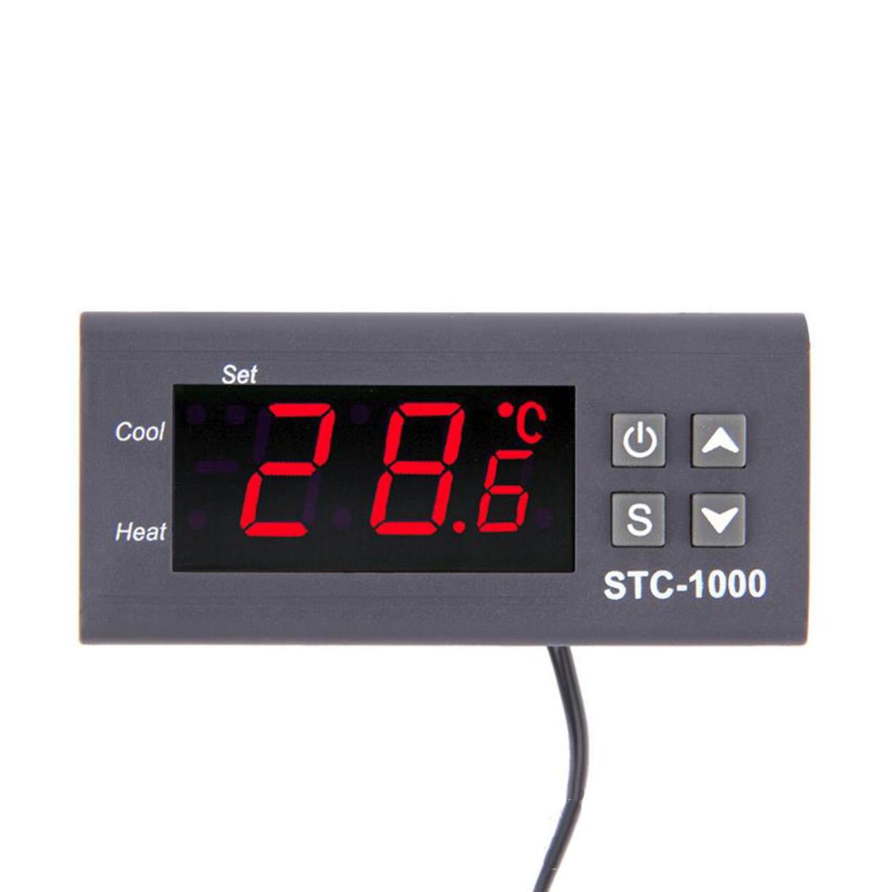 NEW 12V//24V//110V//220V STC-1000 Digital Temperature Controller Thermostat w//NTC K