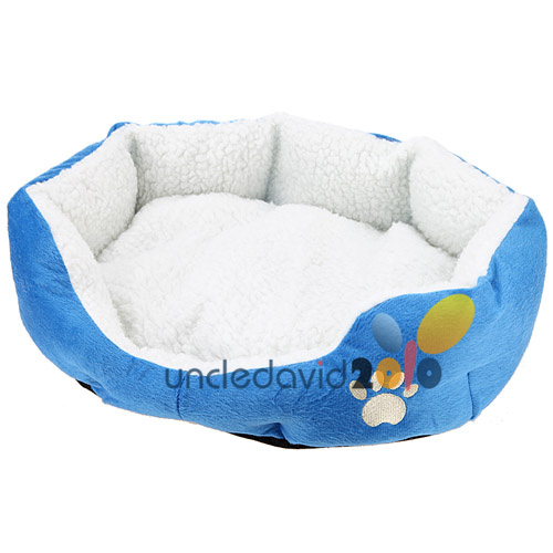 Soft Fleece Dog Cat Pet Puppy Kitten Winter Warm Bed House Nest Pad M 