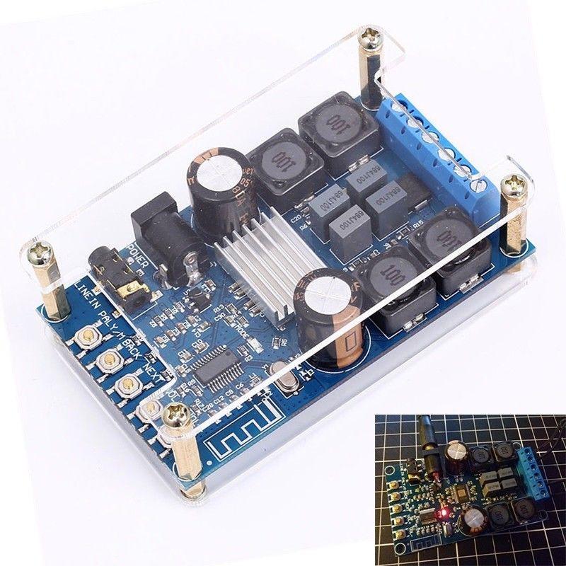50Wx2 Bluetooth Digital Amplifier Audio Power Board Module Dual Channel 4.5-27V