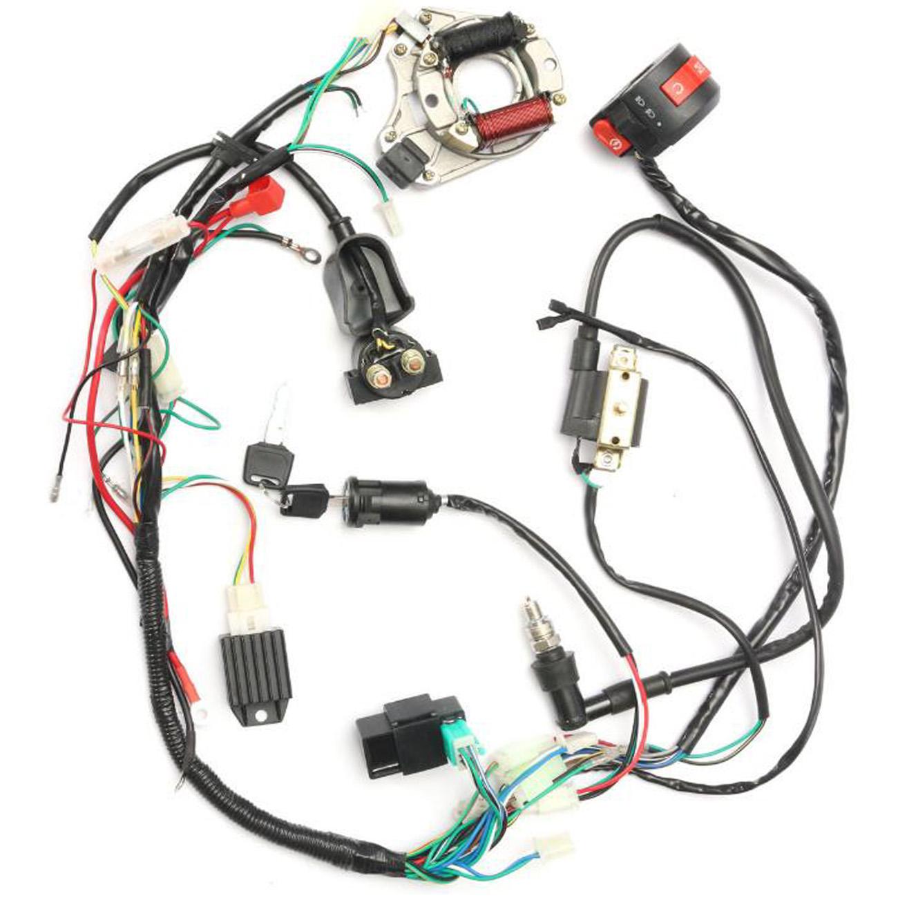 50 70 90 110cc 125 Cdi Wire Harness Assembly Atv Electric